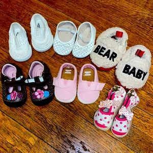 Baby girl shoe lot! Size 3-6month to size 3